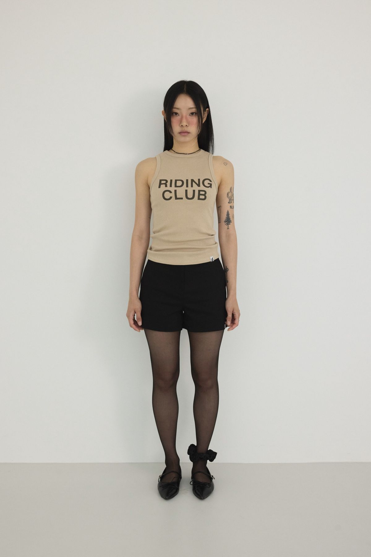 미와이후(MIYHOO) RIDING CLUB SLEEVELESS ( FUZZY )