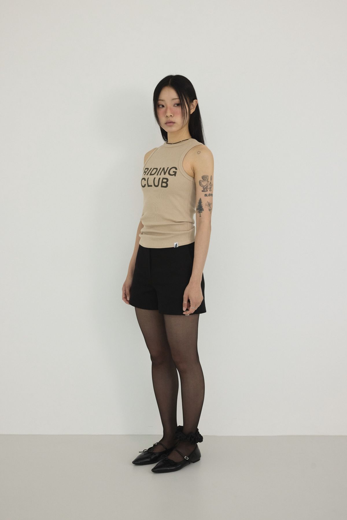 미와이후(MIYHOO) RIDING CLUB SLEEVELESS ( FUZZY )