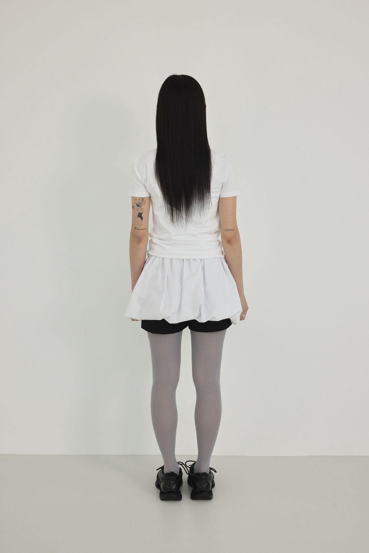 미와이후(MIYHOO) MOMS SPAGETTI EDIT TEE ( WHITE )