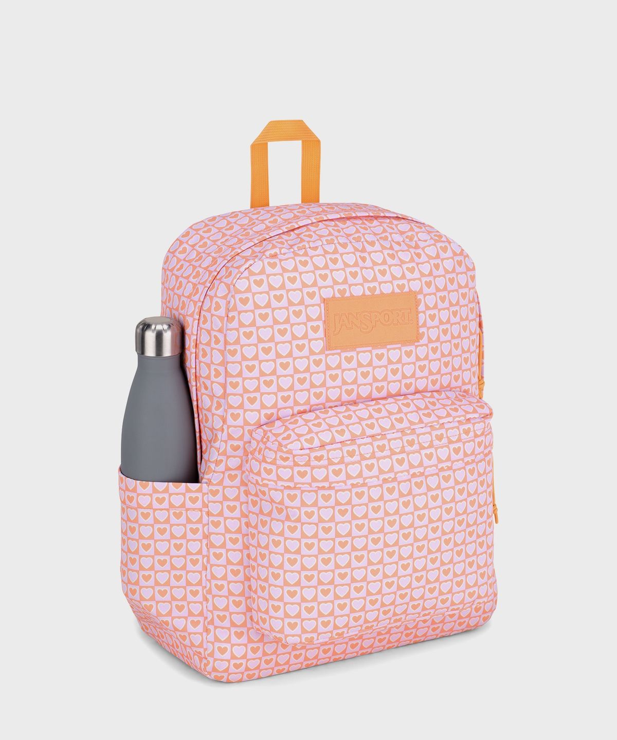 잔스포츠(JANSPORT) 슈퍼브레이크 플러스 랩탑 HYPED HEARTS PINK