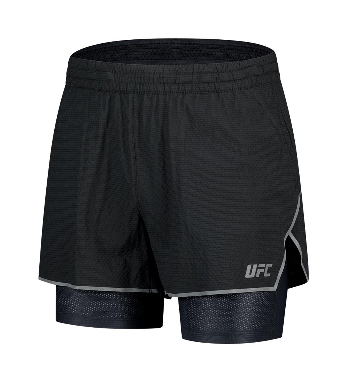 유에프씨 스포츠(UFC SPORT) UFC 에센셜 메쉬 릴렉스핏 쇼츠 블랙 U4SPV2118BK