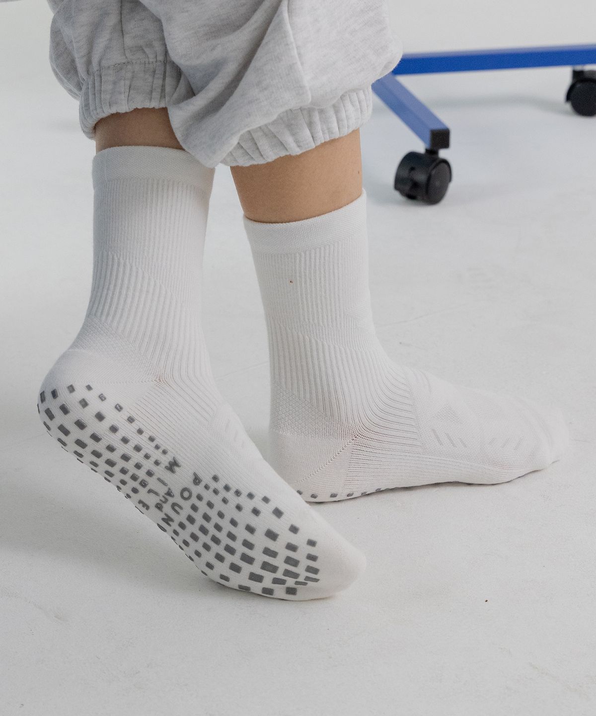 스튜디오 싹스탑(STUDIO SOCKSTOP) 싹스탑 여성용 컴프레션 논습립 스포츠 압박 더블 쿠션양말 2컬레 세트