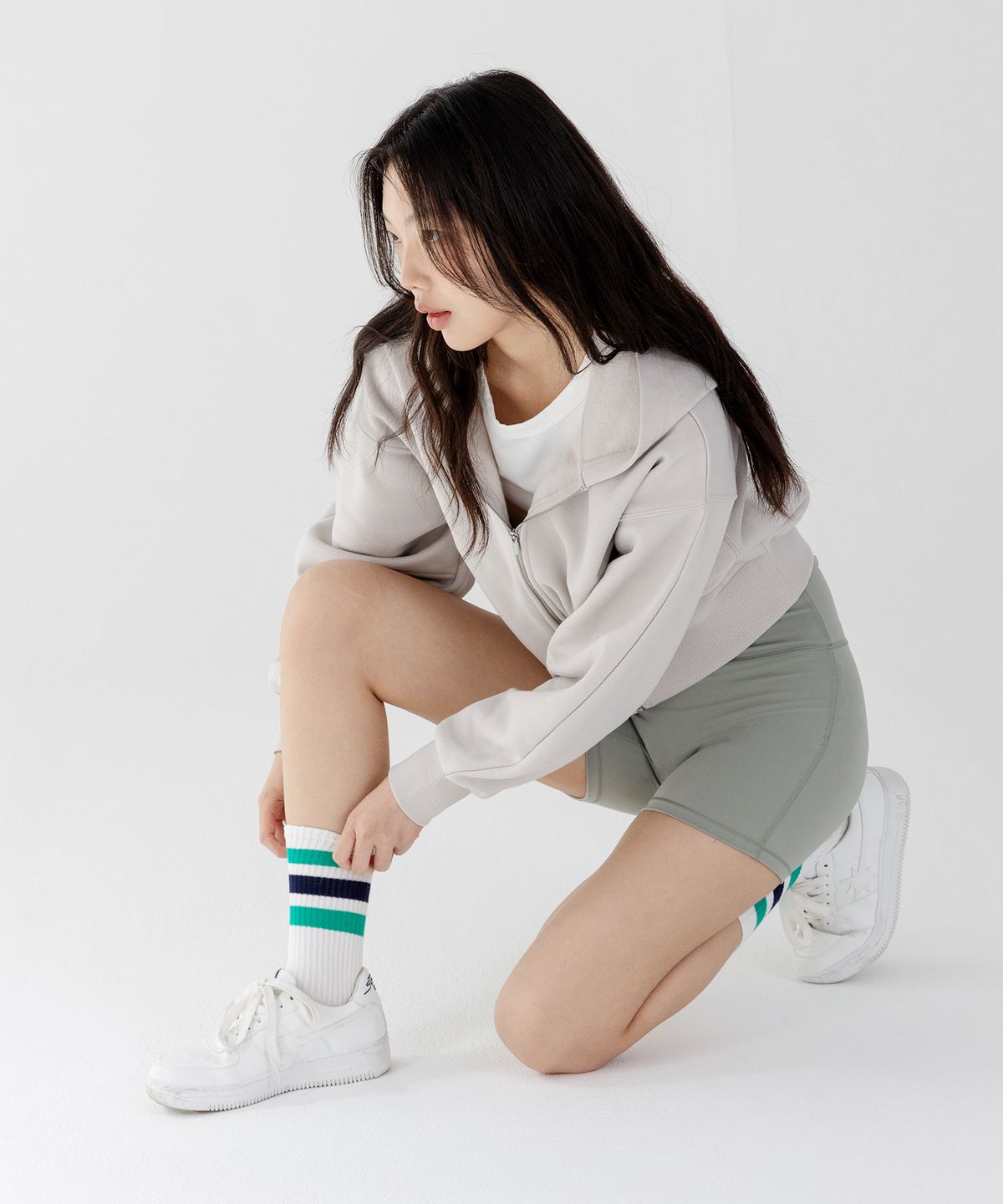 스튜디오 싹스탑(STUDIO SOCKSTOP) [3PACK] 링글 크루삭스 6 COLORS