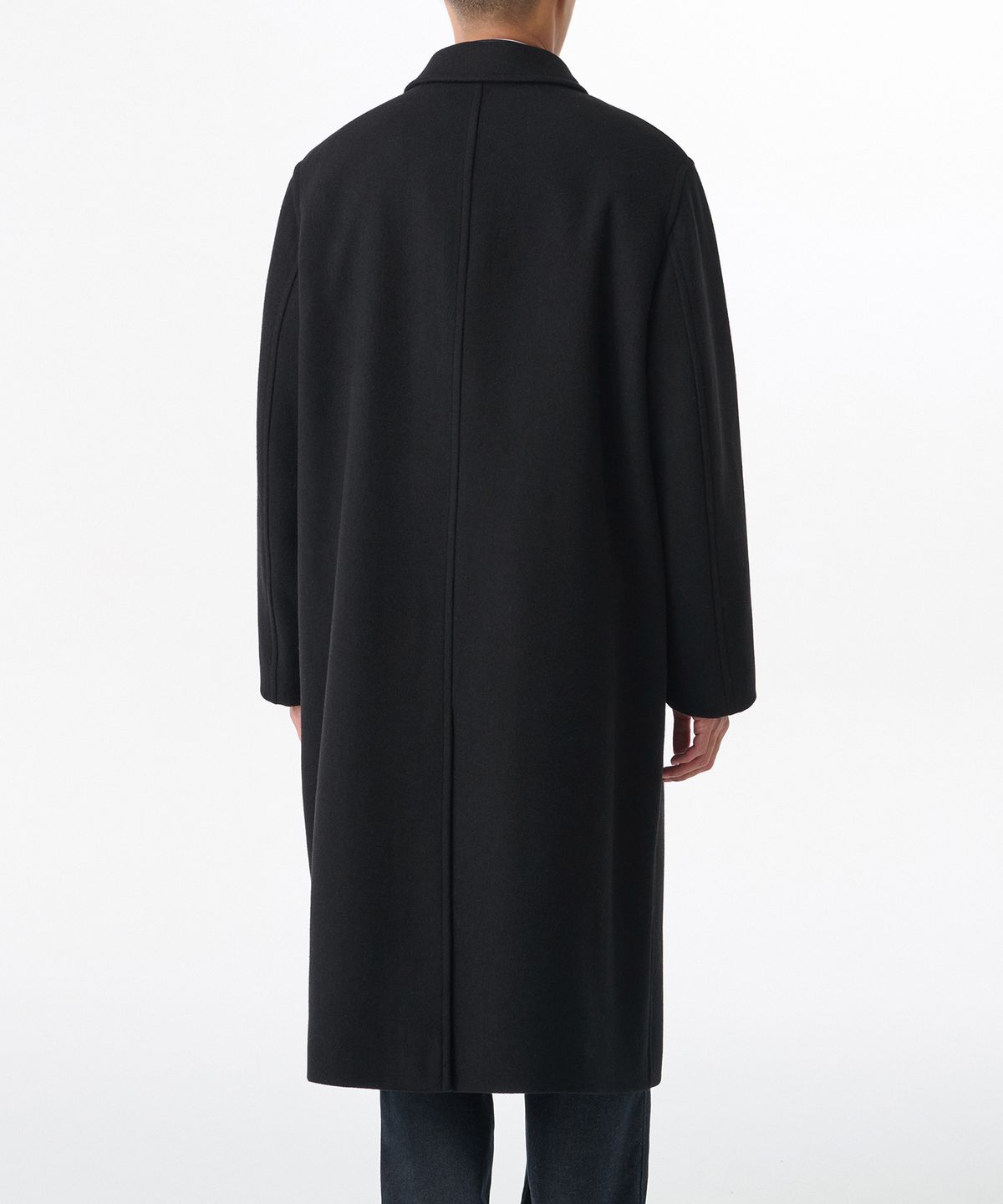무신사 스탠다드(MUSINSA STANDARD) 데일리 발마칸 코트 [블랙]