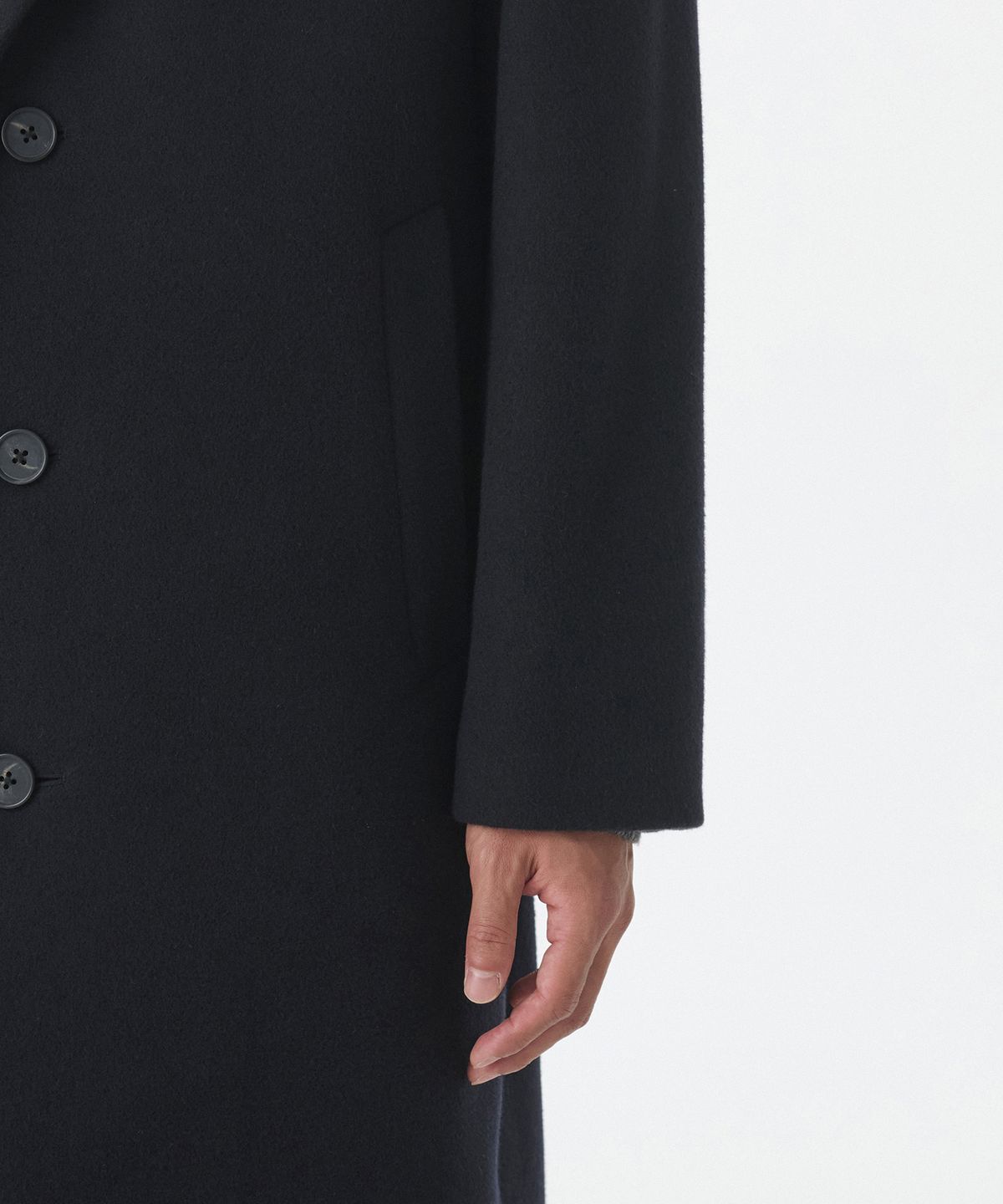 무신사 스탠다드(MUSINSA STANDARD) 데일리 싱글 코트 [네이비]