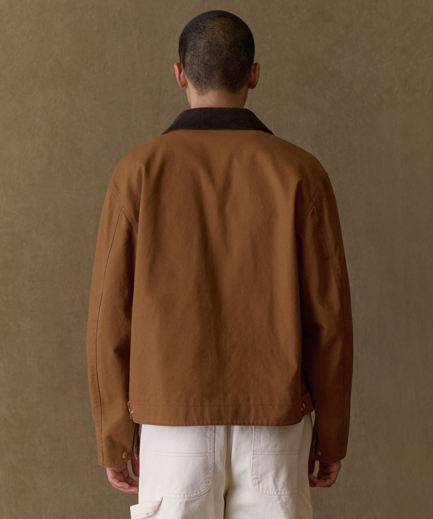 MUSINSA | MUSINSA STANDARD Canvas Work Jacket [Desert Brown]