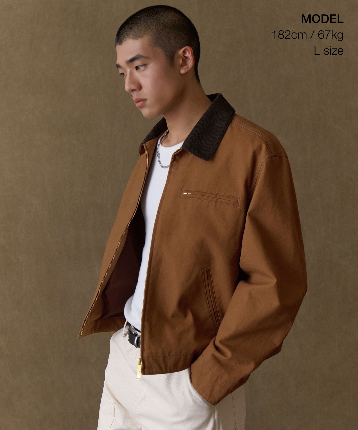 値下げEngineer's Jacket Cotton Canvas Brown 値下げEngineer's Jacket Cotton Canvas Brown W.O.R.K Duck Canvas