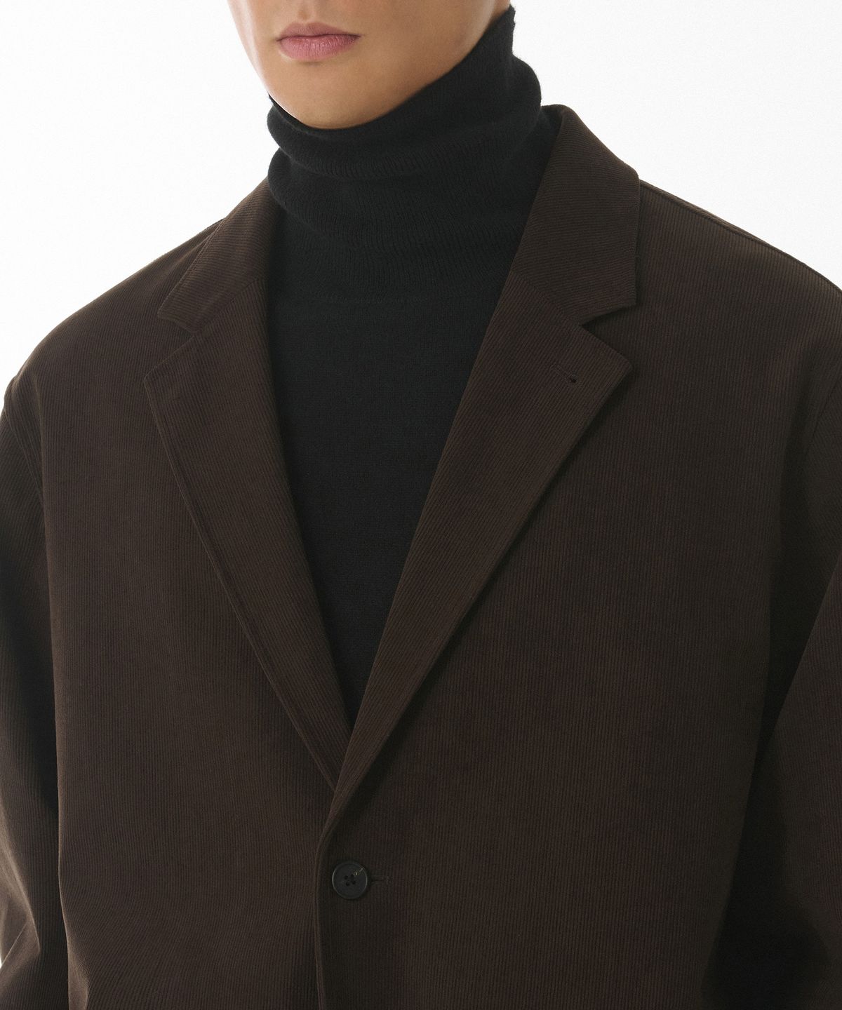 무신사 스탠다드(MUSINSA STANDARD) 14W 코듀로이 루즈 핏 블레이저 [브라운]