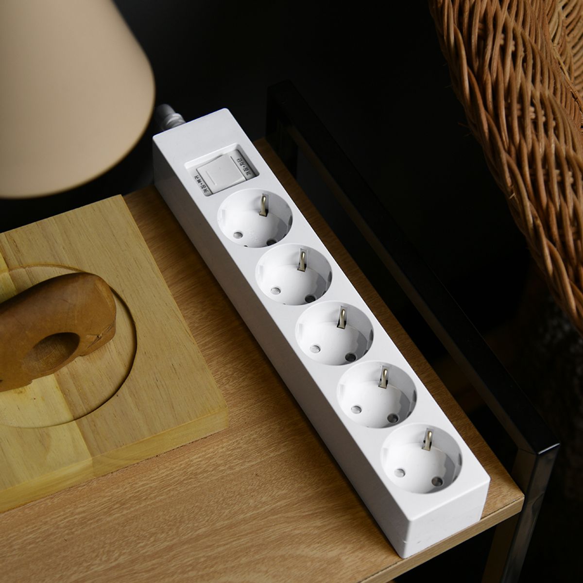 홈365(HOME365) 국산 16A 과부하차단  멀티탭 5구 5m