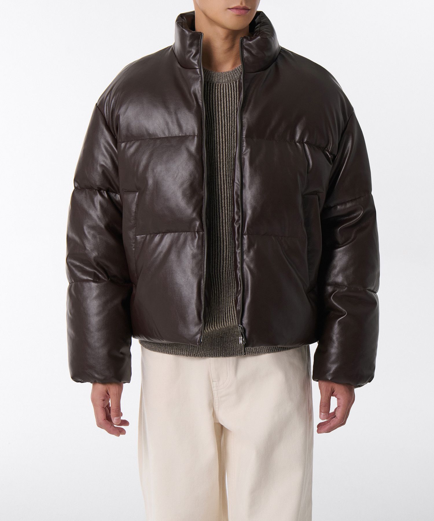 MUSINSA STANDARD レザージャケット MUSINSA | MUSINSA STANDARD Vegan Leather Extra Oversized Single