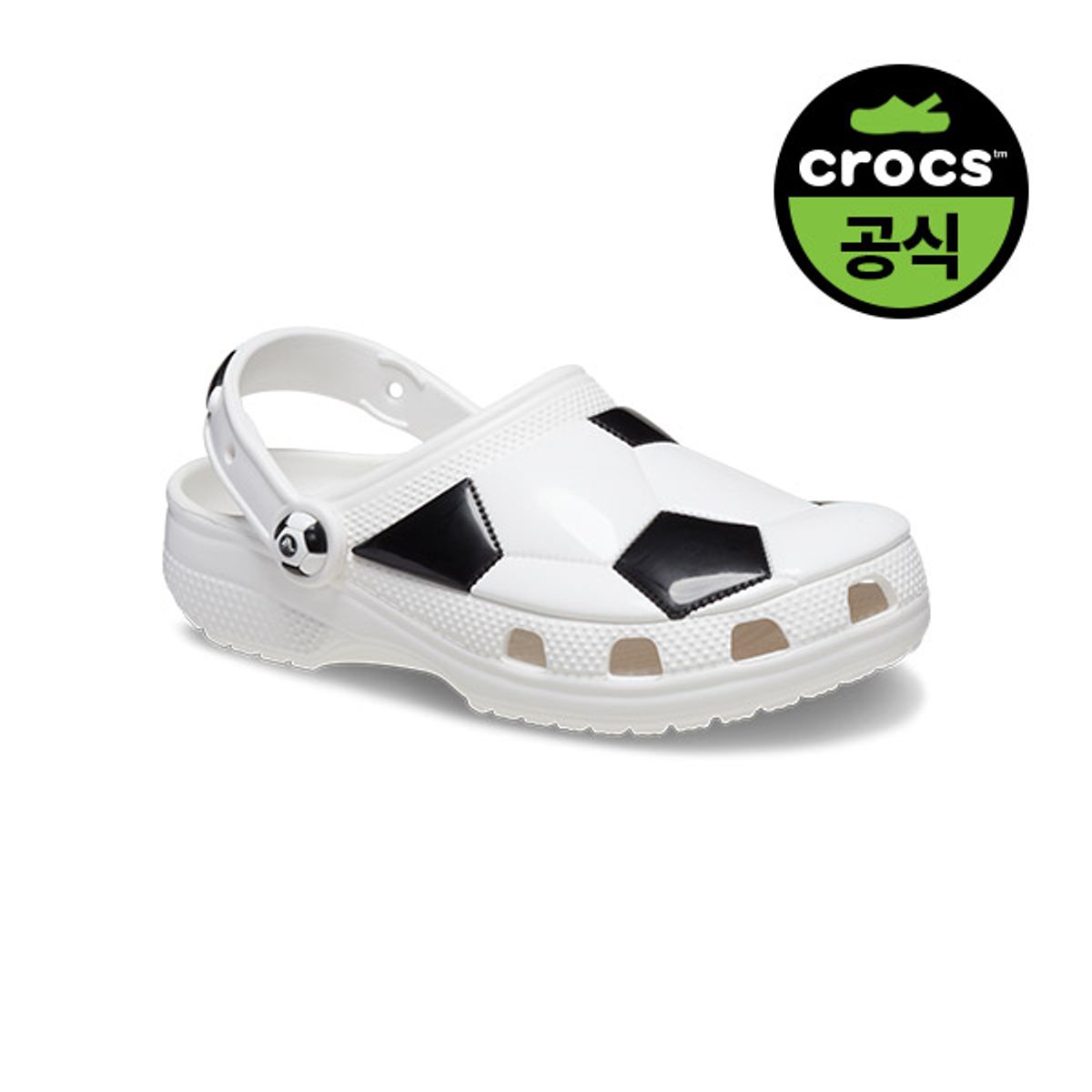 크록스키즈(CROCS KIDS) 키즈 클래식 축구공 클로그 WBK (24SKCL210157)
