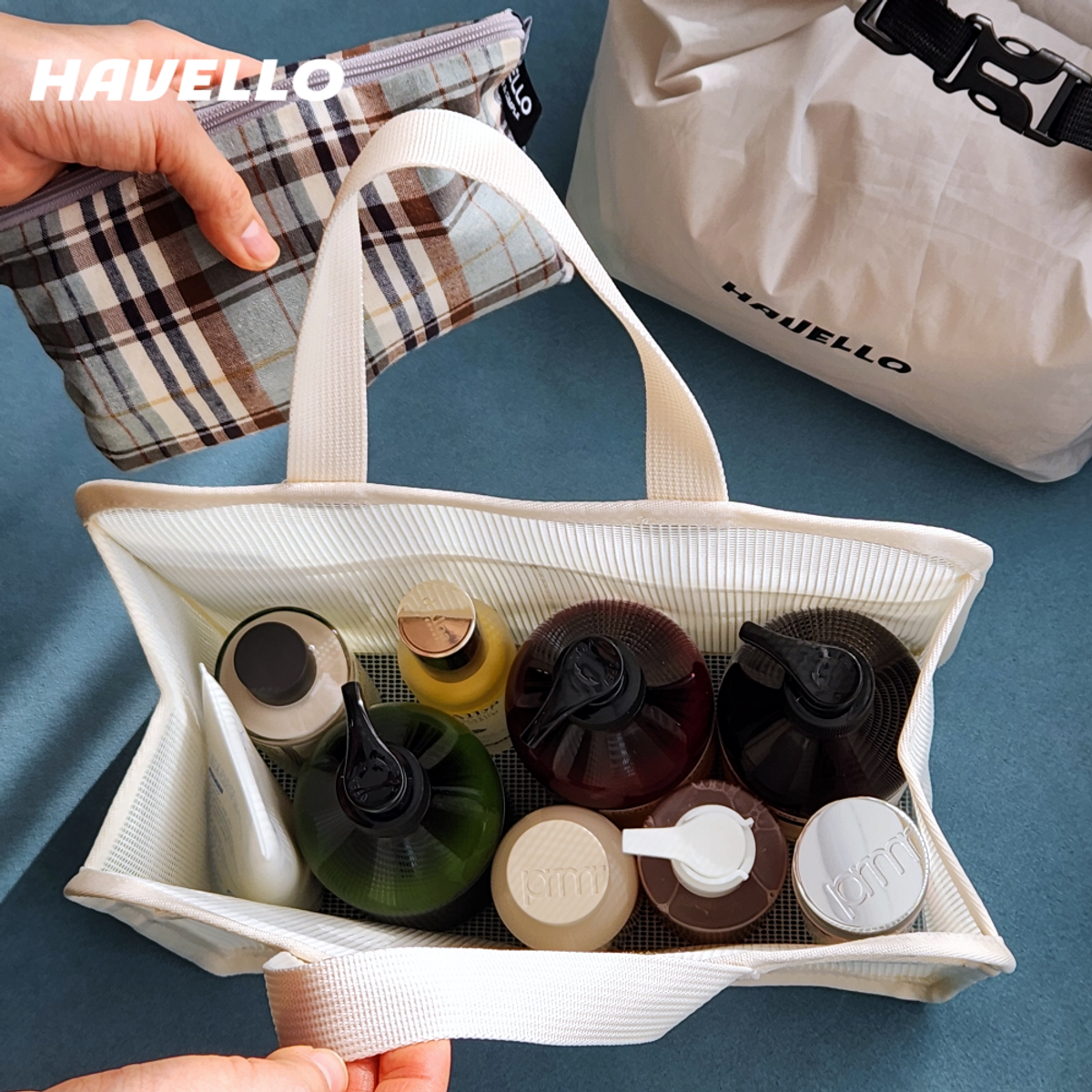 하벨로(HAVELLO) 하드 메쉬 수영가방