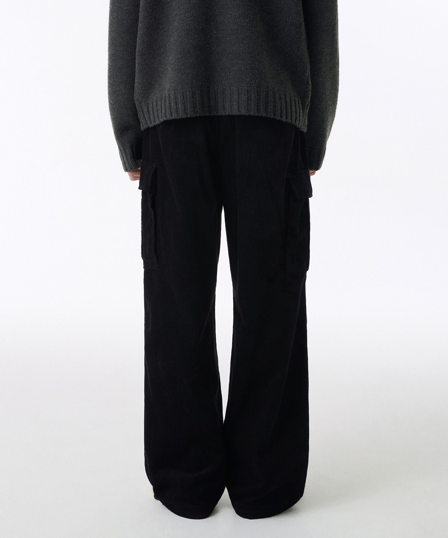 BalanceArtist 24-25 コーデュロイカーゴパンツ ブラック