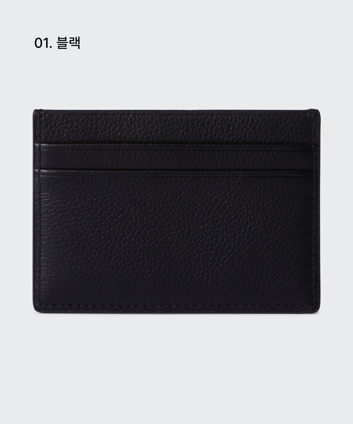 무신사 스탠다드(MUSINSA STANDARD) 그레인 레더 카드 지갑