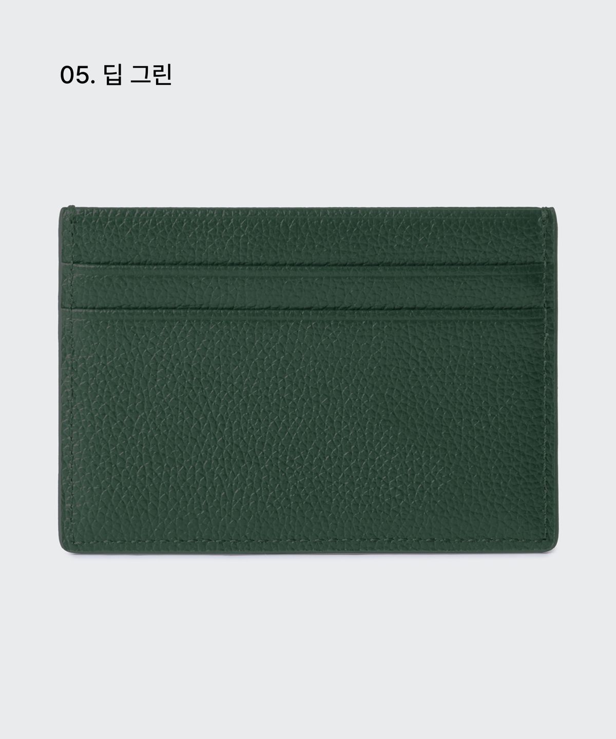 무신사 스탠다드(MUSINSA STANDARD) 그레인 레더 카드 지갑