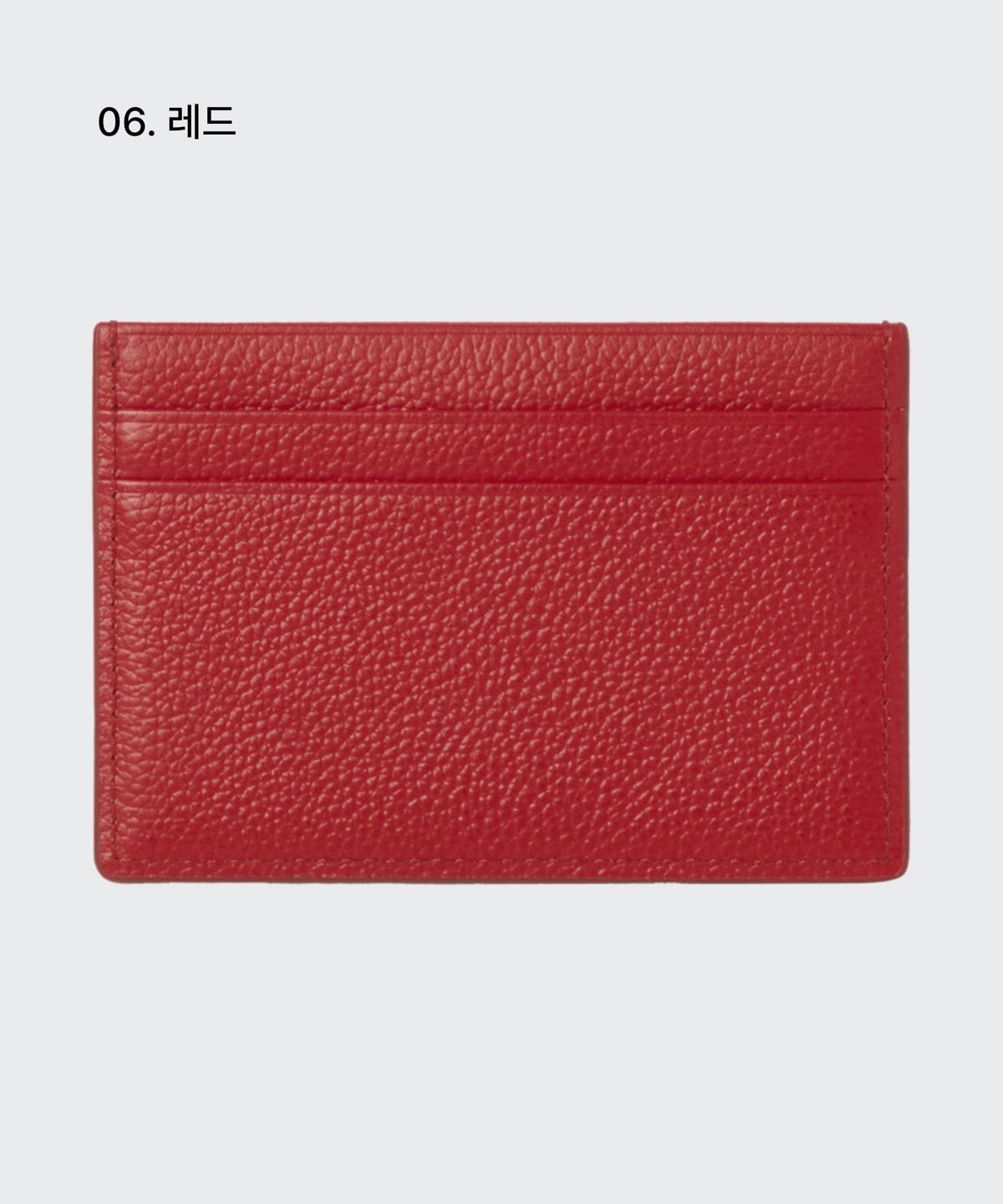 무신사 스탠다드(MUSINSA STANDARD) 그레인 레더 카드 지갑