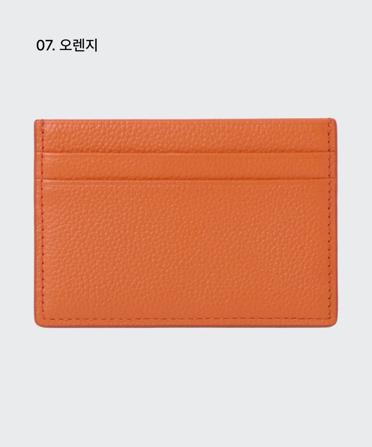 무신사 스탠다드(MUSINSA STANDARD) 그레인 레더 카드 지갑
