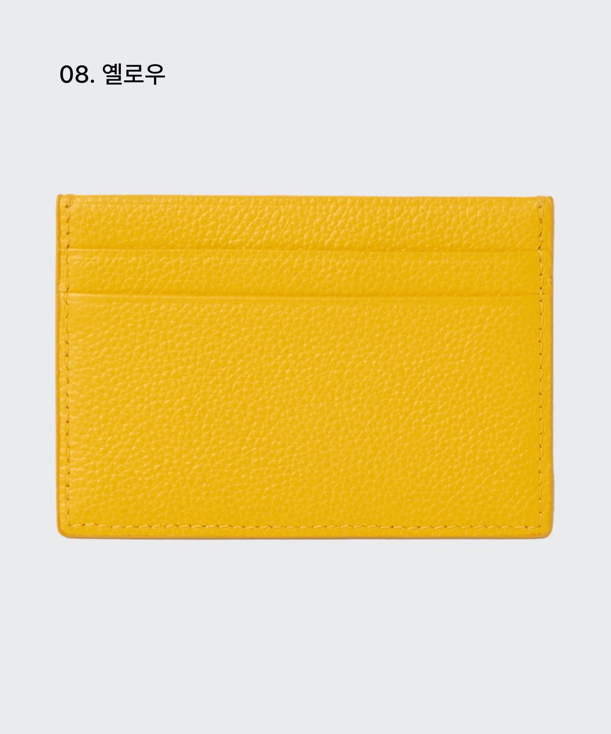 무신사 스탠다드(MUSINSA STANDARD) 그레인 레더 카드 지갑