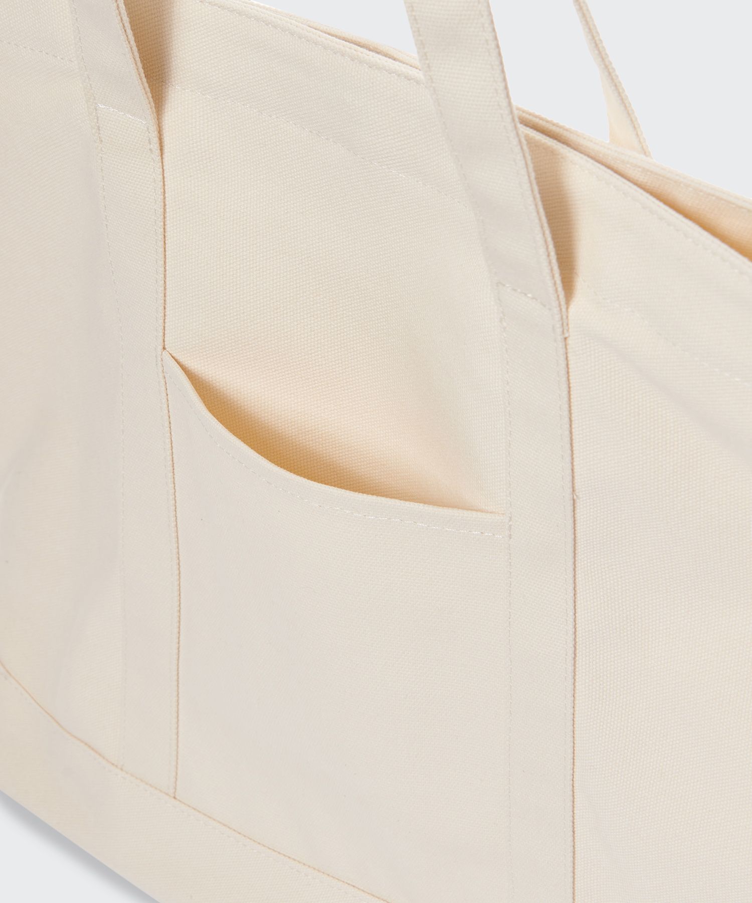 MUSINSA公式 | MUSINSA STANDARD Daily Canvas Tote Bag [Ivory]