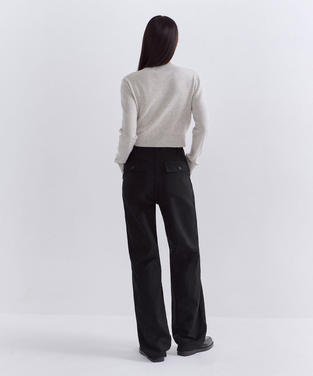 무신사 스탠다드 우먼(MUSINSA STANDARD WOMAN) 우먼즈 레플리카 퍼티그 팬츠 [블랙]