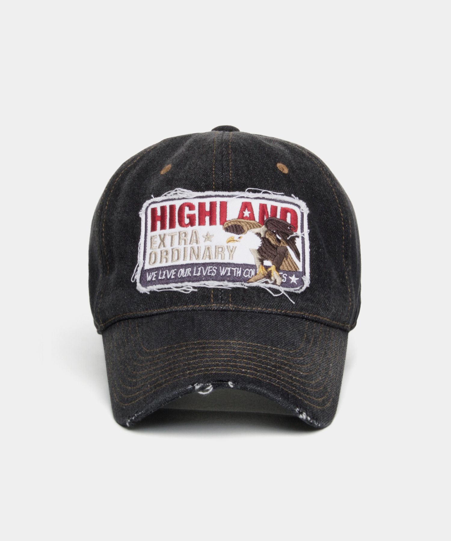 MUSINSA公式 | PLATEAU ウォッシングボールキャップ HIGH EA デニム