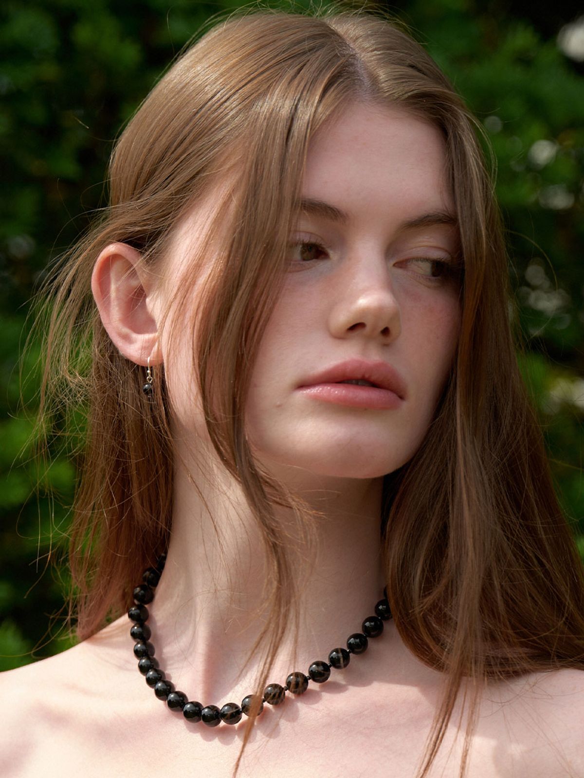 러브미몬스터(LOVE ME MONSTER) Onyx Necklace 10mm (L242MNK020)