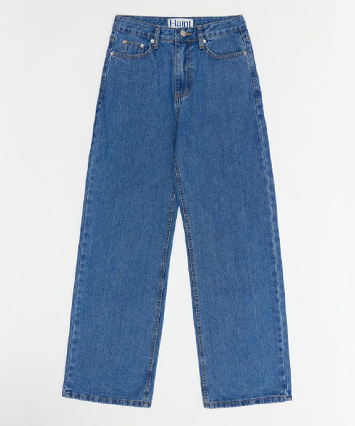 헤인트(HAINT) DARIA LONG WIDE DENIM PANTS_2COLORS_DARK BLUE