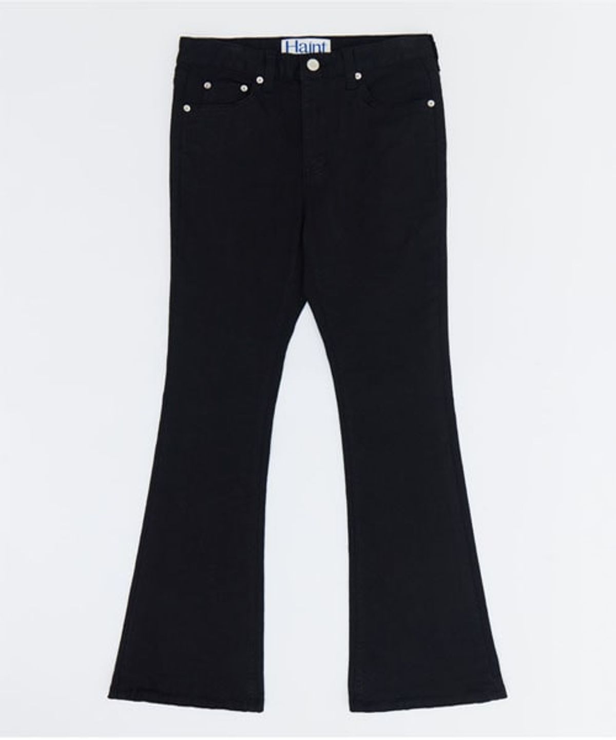 헤인트(HAINT) VIVID SLIM BOOTCUT PANTS_7COLORS_BLACK