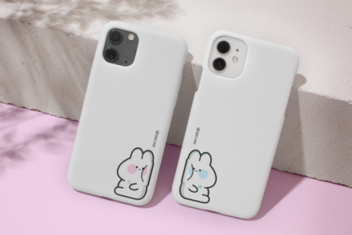 이레케이스앤굿즈(IRECASEGOODS) 토끼 아이폰 갤럭시 커플 전기종 케이스