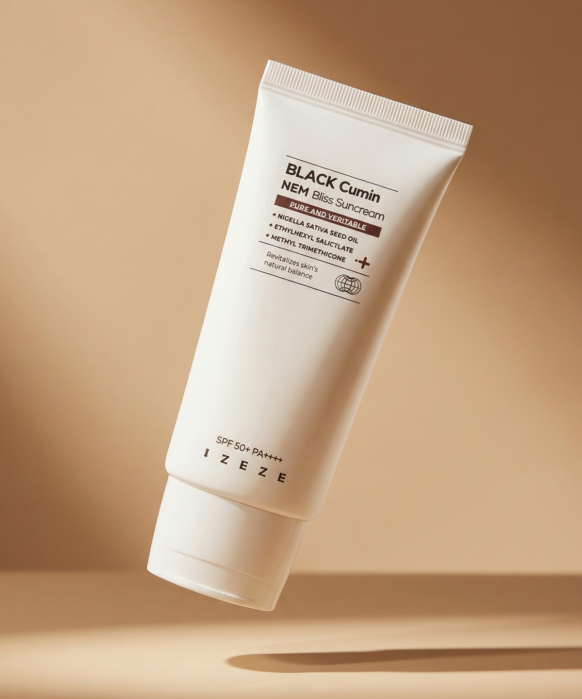 아이제제(IZEZE) 블랙커민 NEM 블리스 선크림 50ml / SPF 50+ PA++++