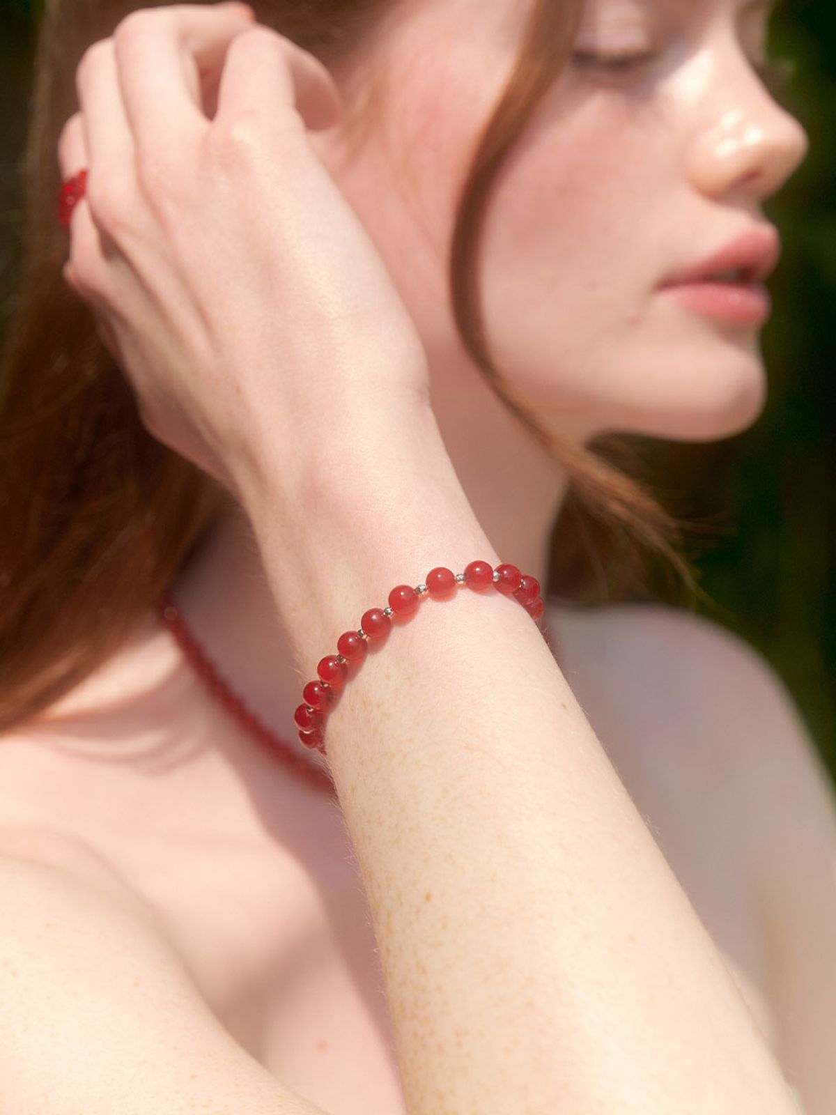러브미몬스터(LOVE ME MONSTER) Elegance Gem Bracelet 6mm (L242MBC010)