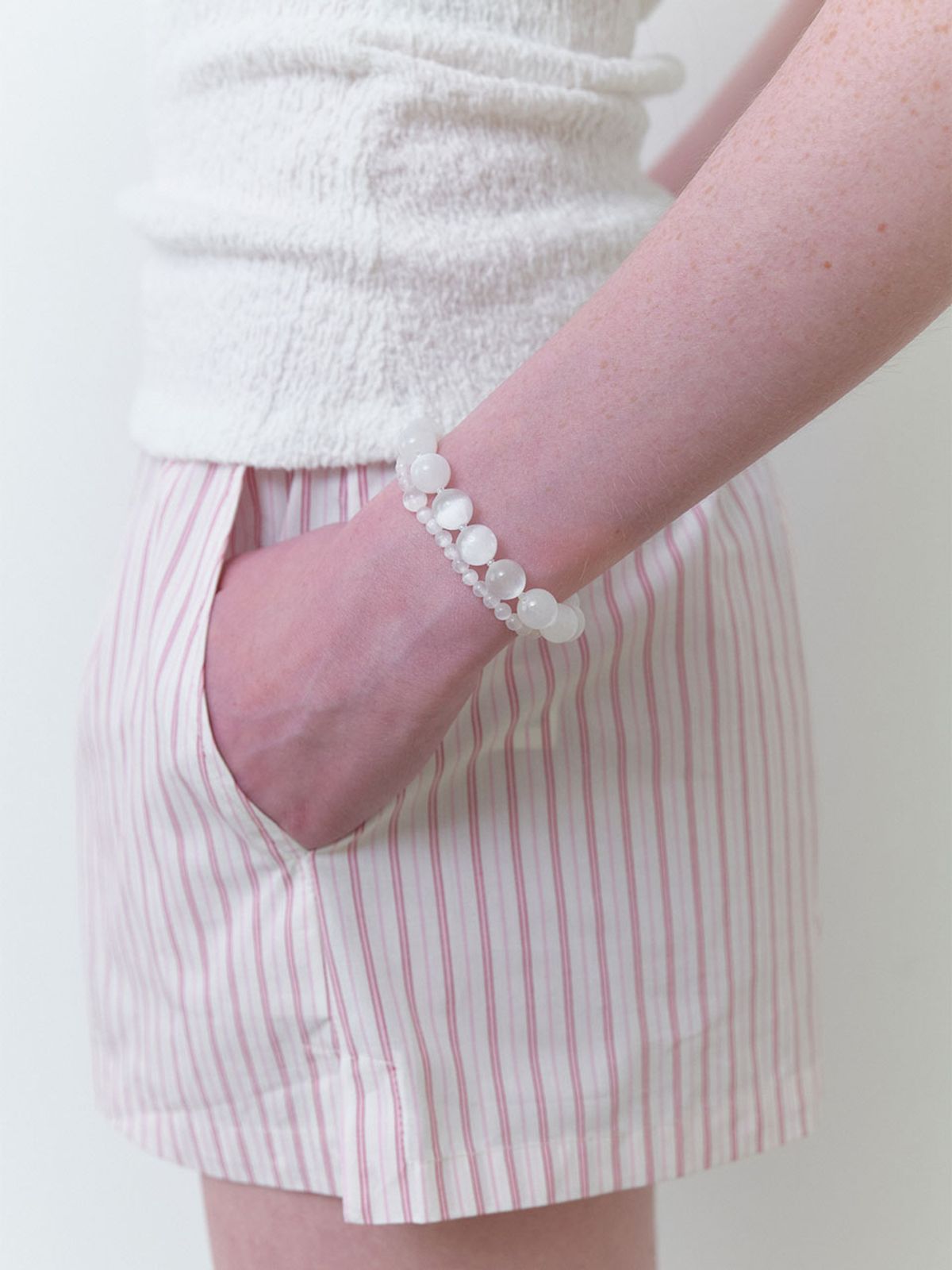 러브미몬스터(LOVE ME MONSTER) Pure Gem Bracelet 10mm (L242MBC020)