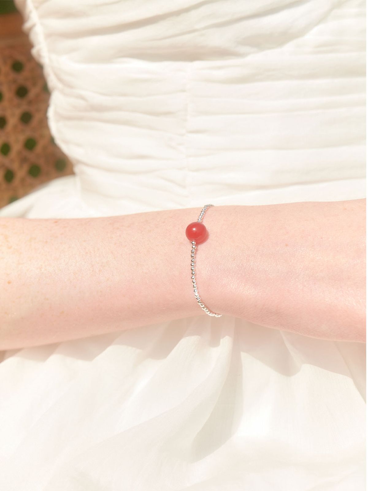 러브미몬스터(LOVE ME MONSTER) Bold Ball Point Gem Bracelet (L242MBC030)