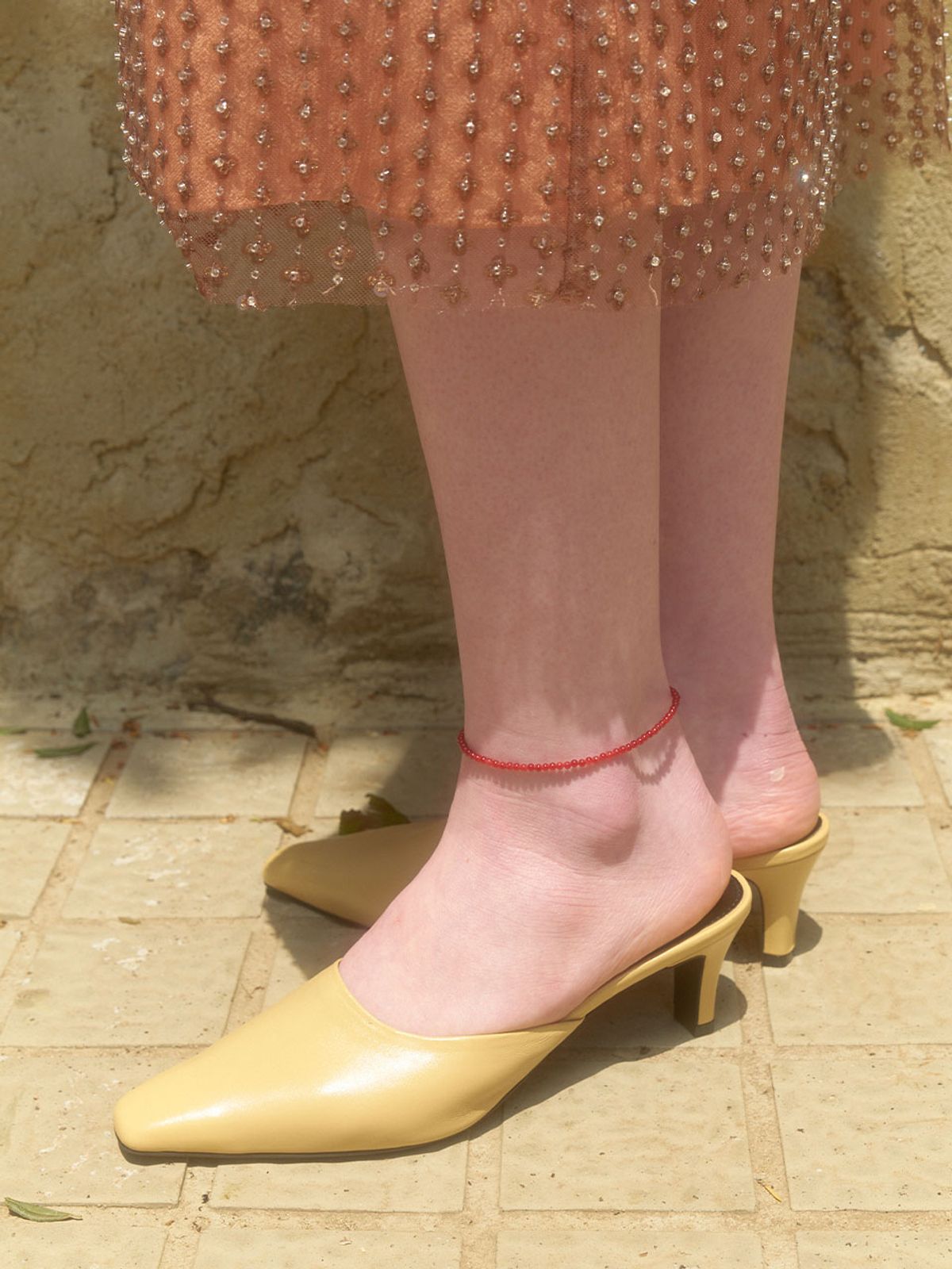 러브미몬스터(LOVE ME MONSTER) Cherry Gem Anklet (L242MAK020)
