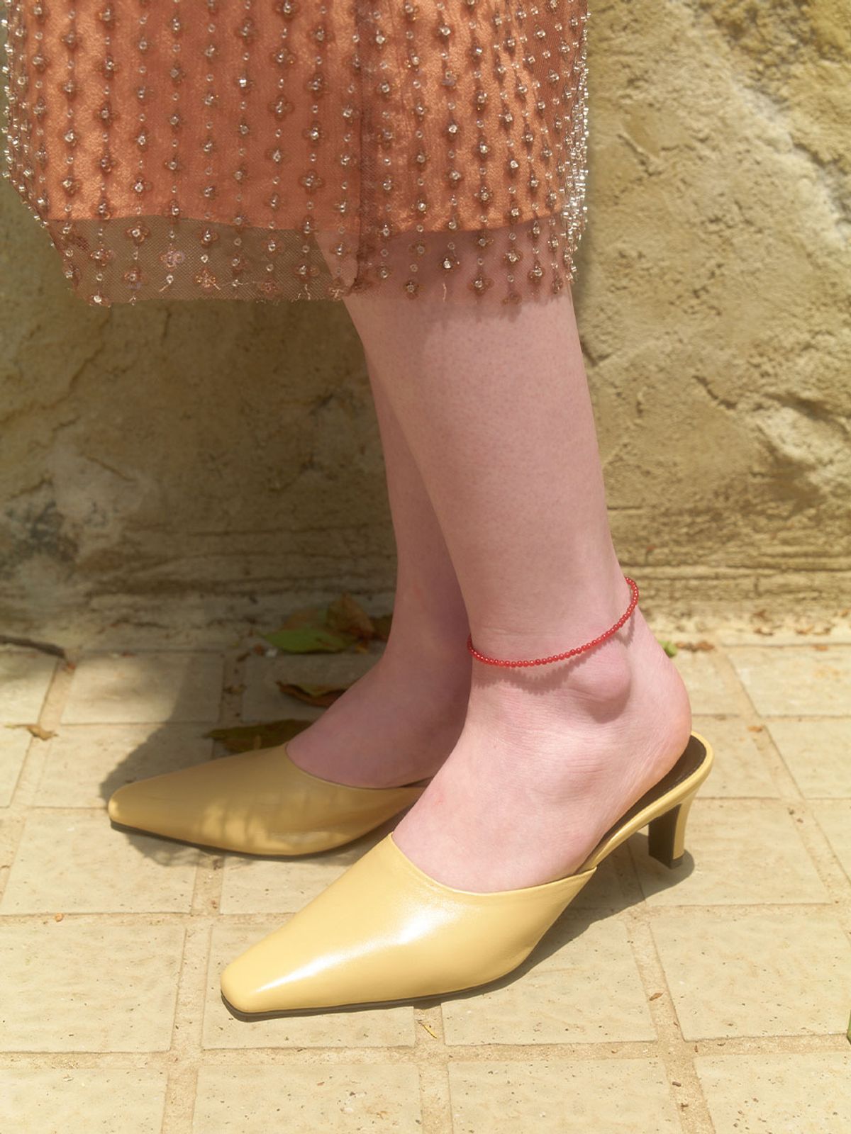 러브미몬스터(LOVE ME MONSTER) Cherry Gem Anklet (L242MAK020)