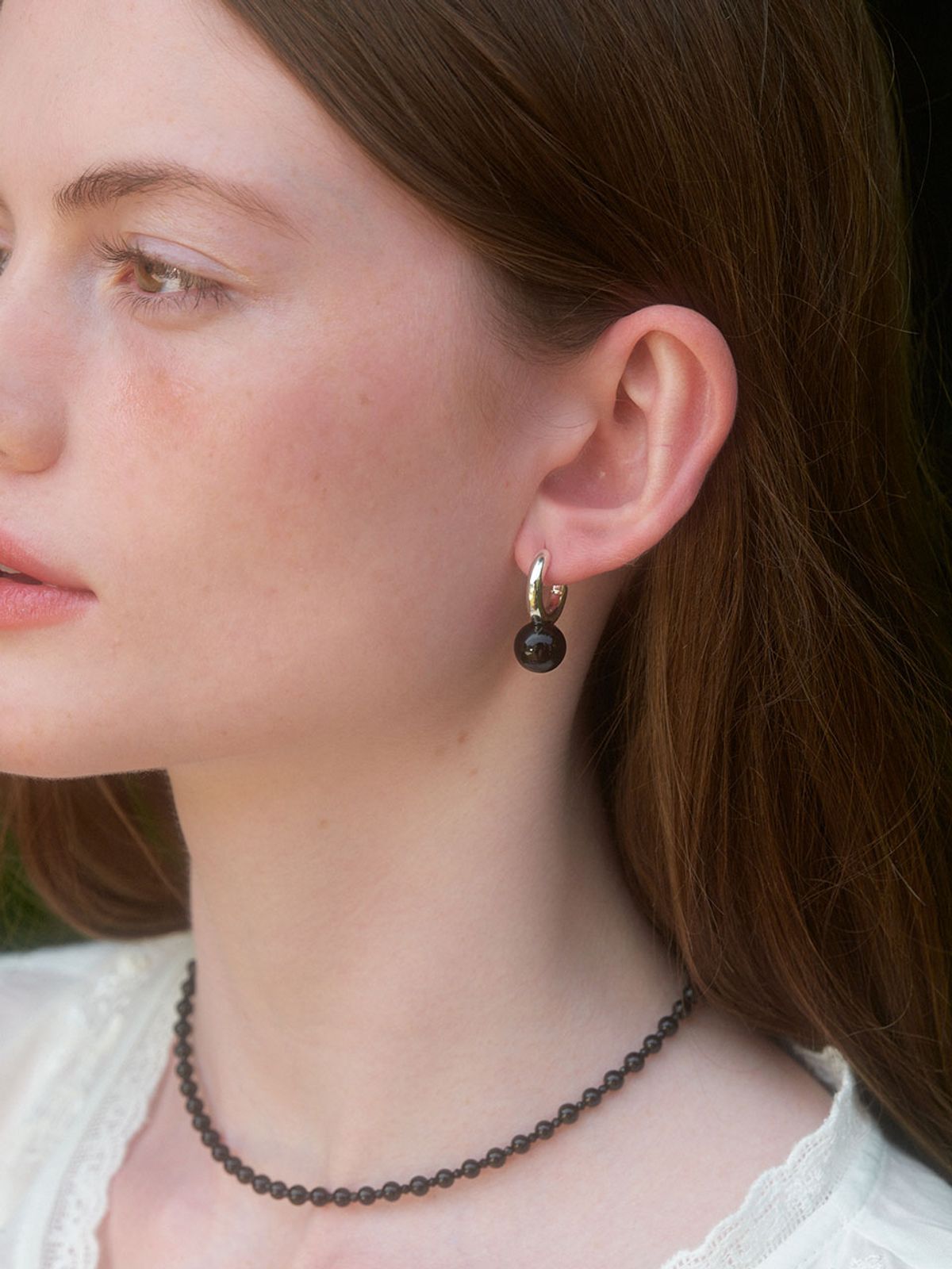 러브미몬스터(LOVE ME MONSTER) Chic Gem Ring Earrings (L242MER030)