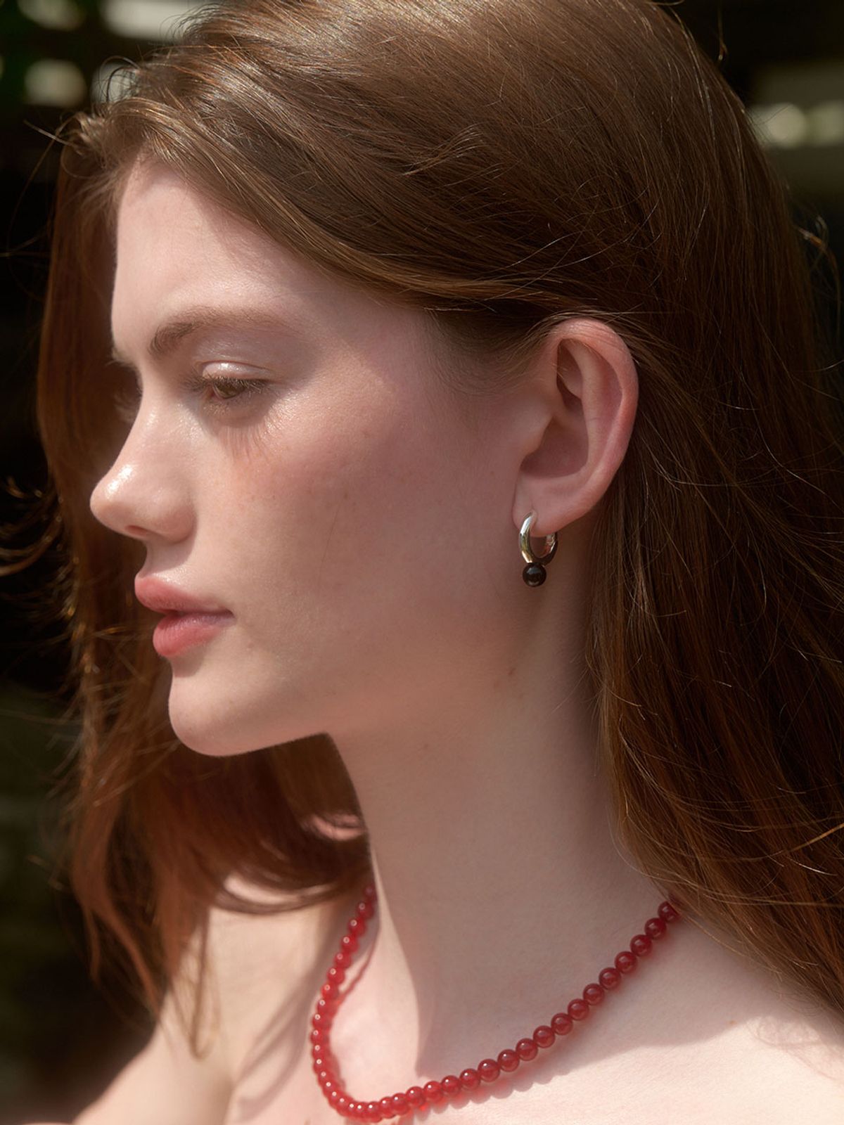 러브미몬스터(LOVE ME MONSTER) Chic Petit Gem Ring Earrings (L242MER040)