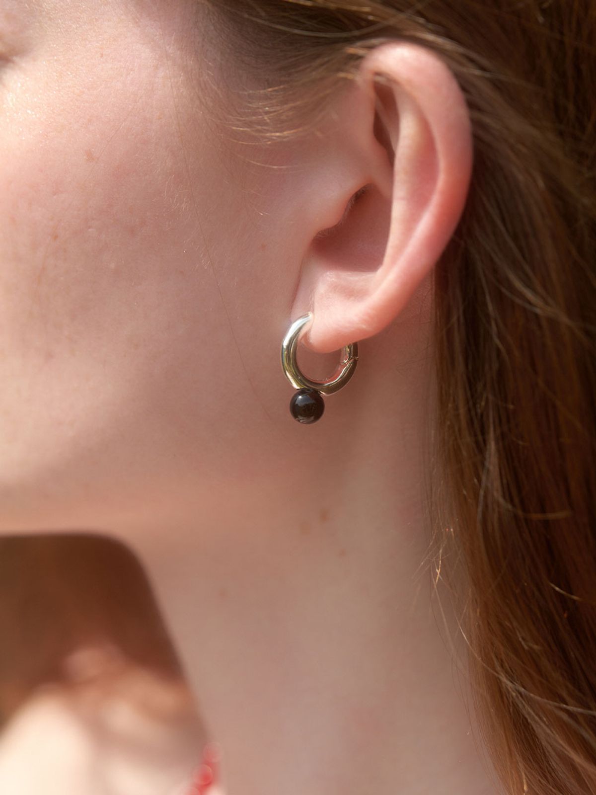 러브미몬스터(LOVE ME MONSTER) Chic Petit Gem Ring Earrings (L242MER040)