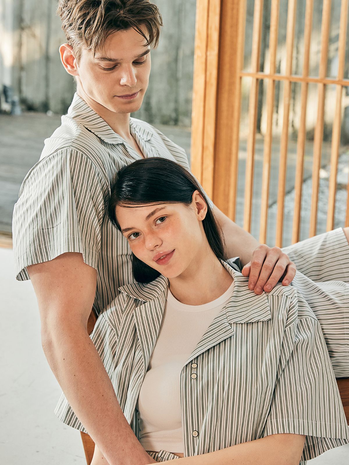필리플레이스(PILYPLACE) 올리브_커플 파자마OLIVE _ Couple Pajama