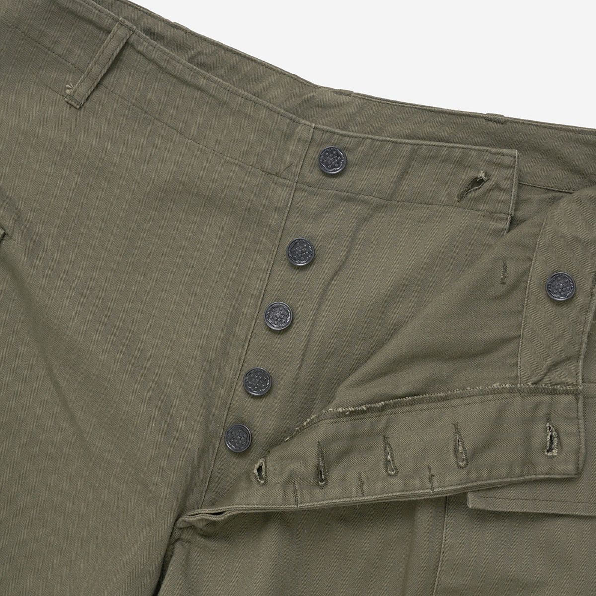 와이엠씨엘케이와이(YMCL KY) US M-43 HBT Cargo Short Pants - Olive