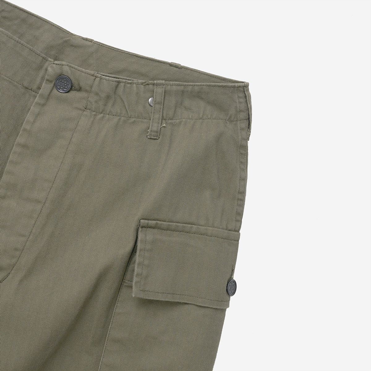 와이엠씨엘케이와이(YMCL KY) US M-43 HBT Cargo Short Pants - Olive