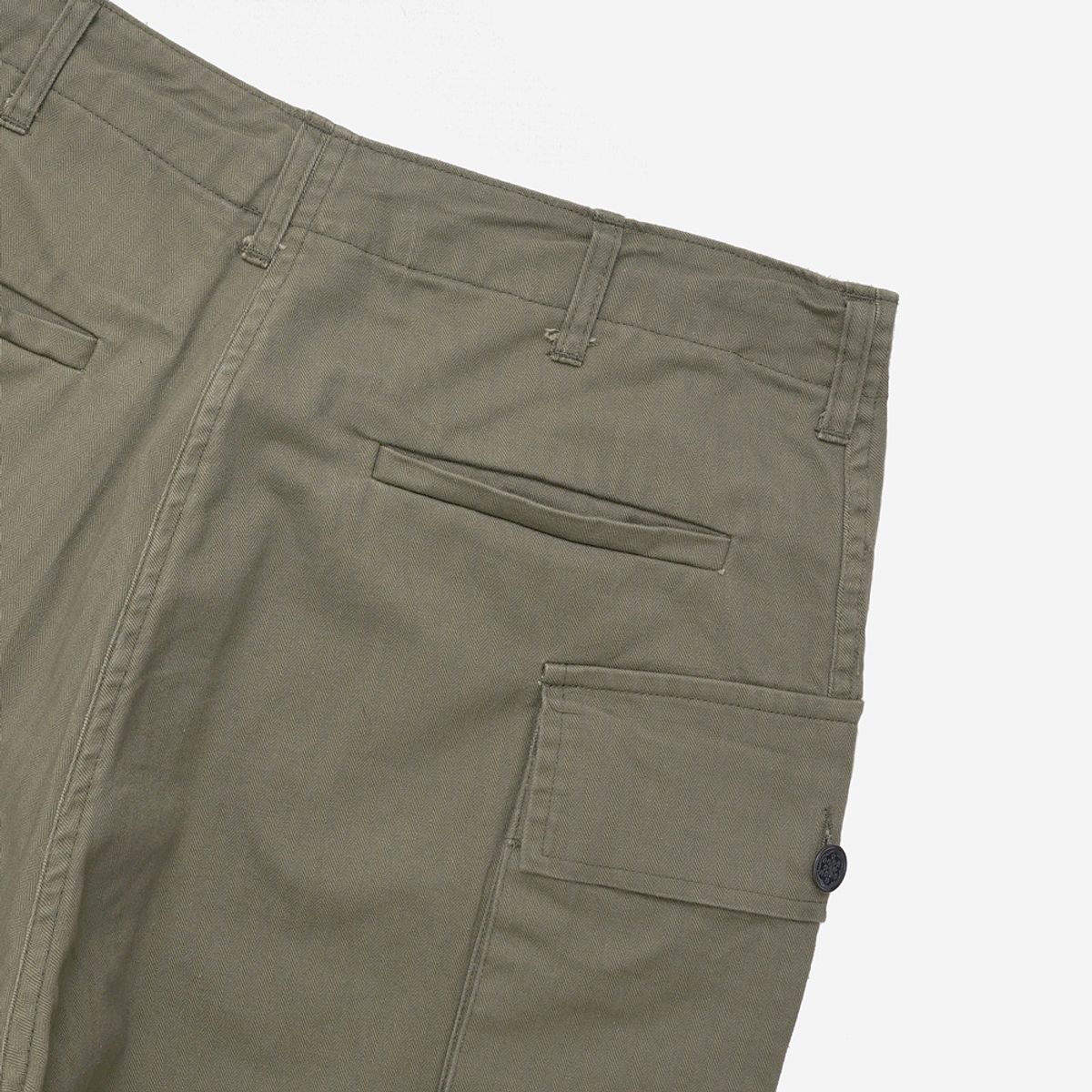 와이엠씨엘케이와이(YMCL KY) US M-43 HBT Cargo Short Pants - Olive