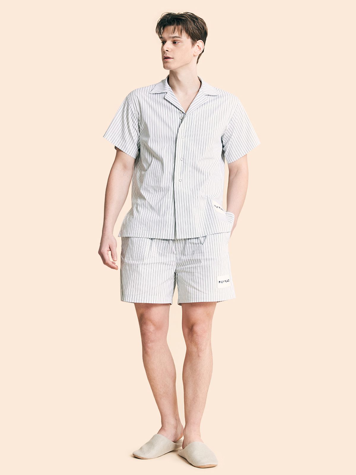필리플레이스(PILYPLACE) [남] 올리브_파자마 세트[M] OLIVE _ Pajama Set