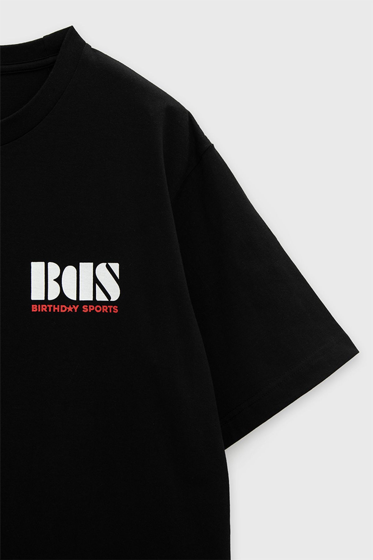 벌스데이수트(BIRTHDAYSUIT) BIRTHDAY SPORTS T-SHIRT (BLACK)
