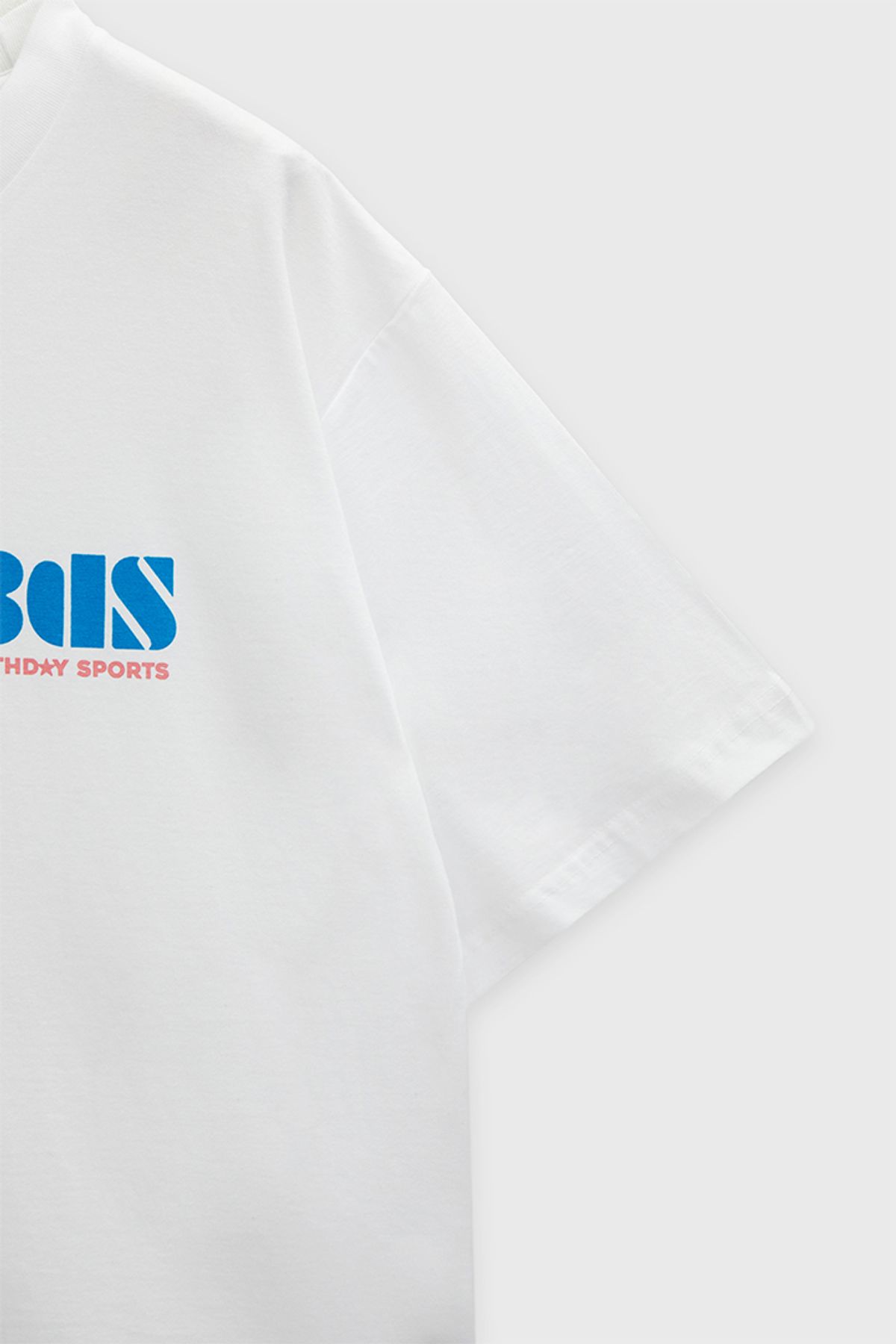 벌스데이수트(BIRTHDAYSUIT) BIRTHDAY SPORTS T-SHIRT (WHITE)