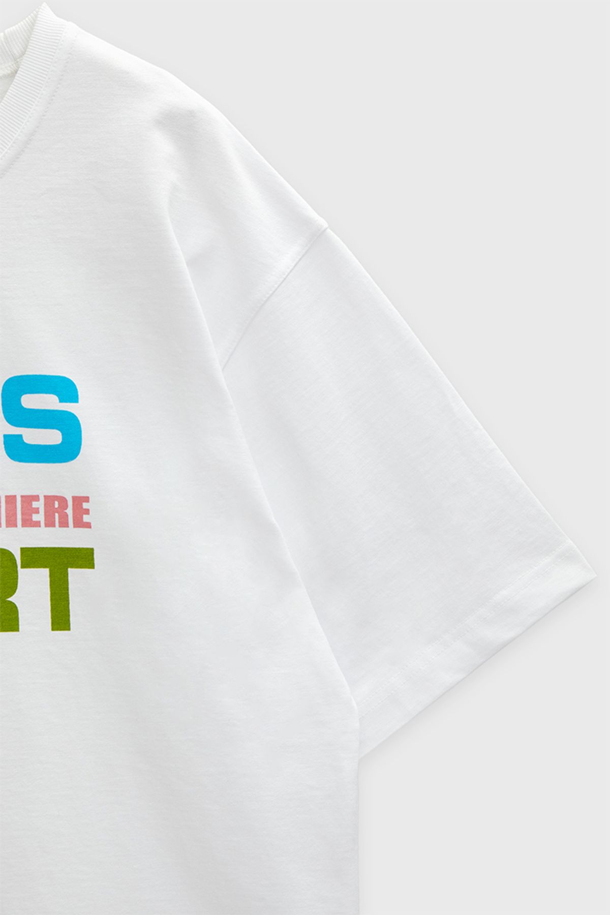 벌스데이수트(BIRTHDAYSUIT) PARIS SPORT T-SHIRT (WHITE)