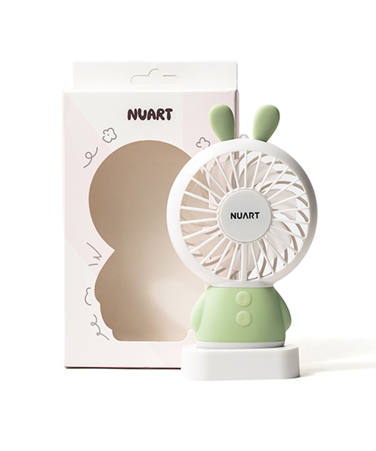 누아트(NUART) [4COLOR] 캐릭터 핸디형 휴대용 미니 선풍기
