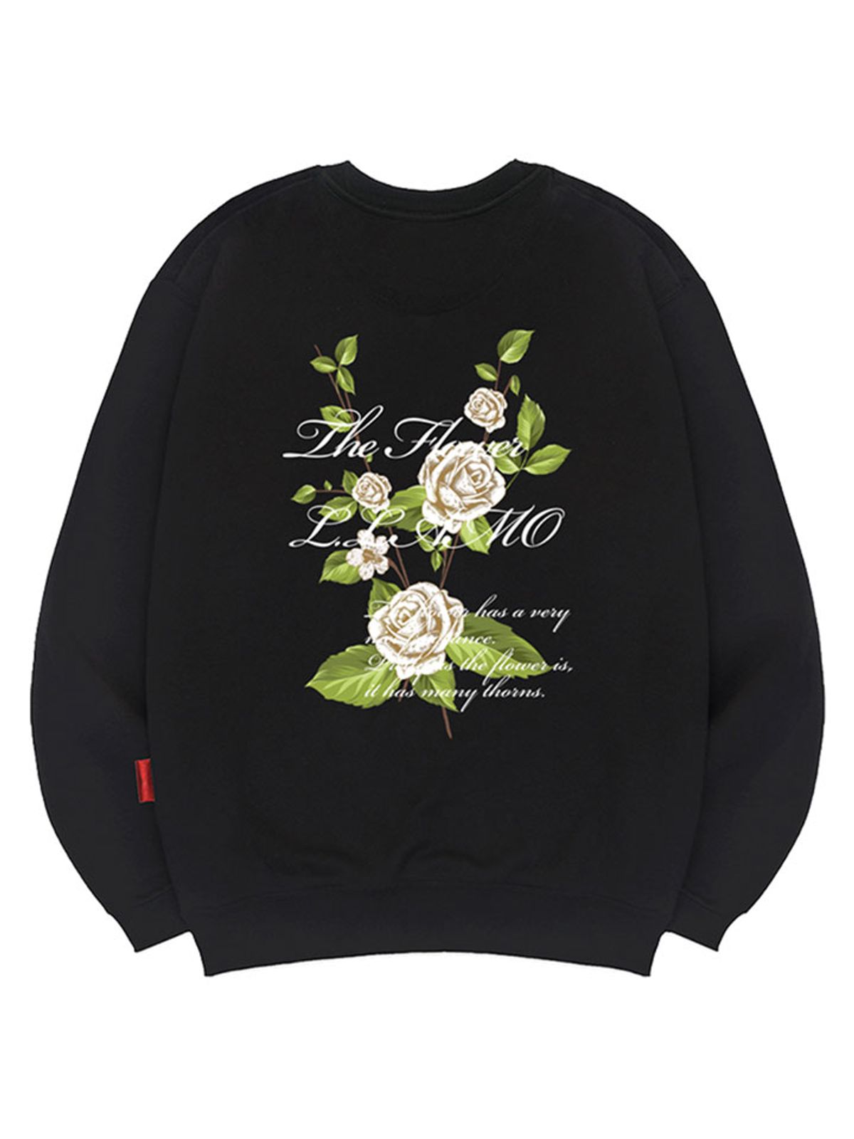엘라모(LLAMO) 더플라워 맨투맨 남녀공용 빅사이즈 S~4XL