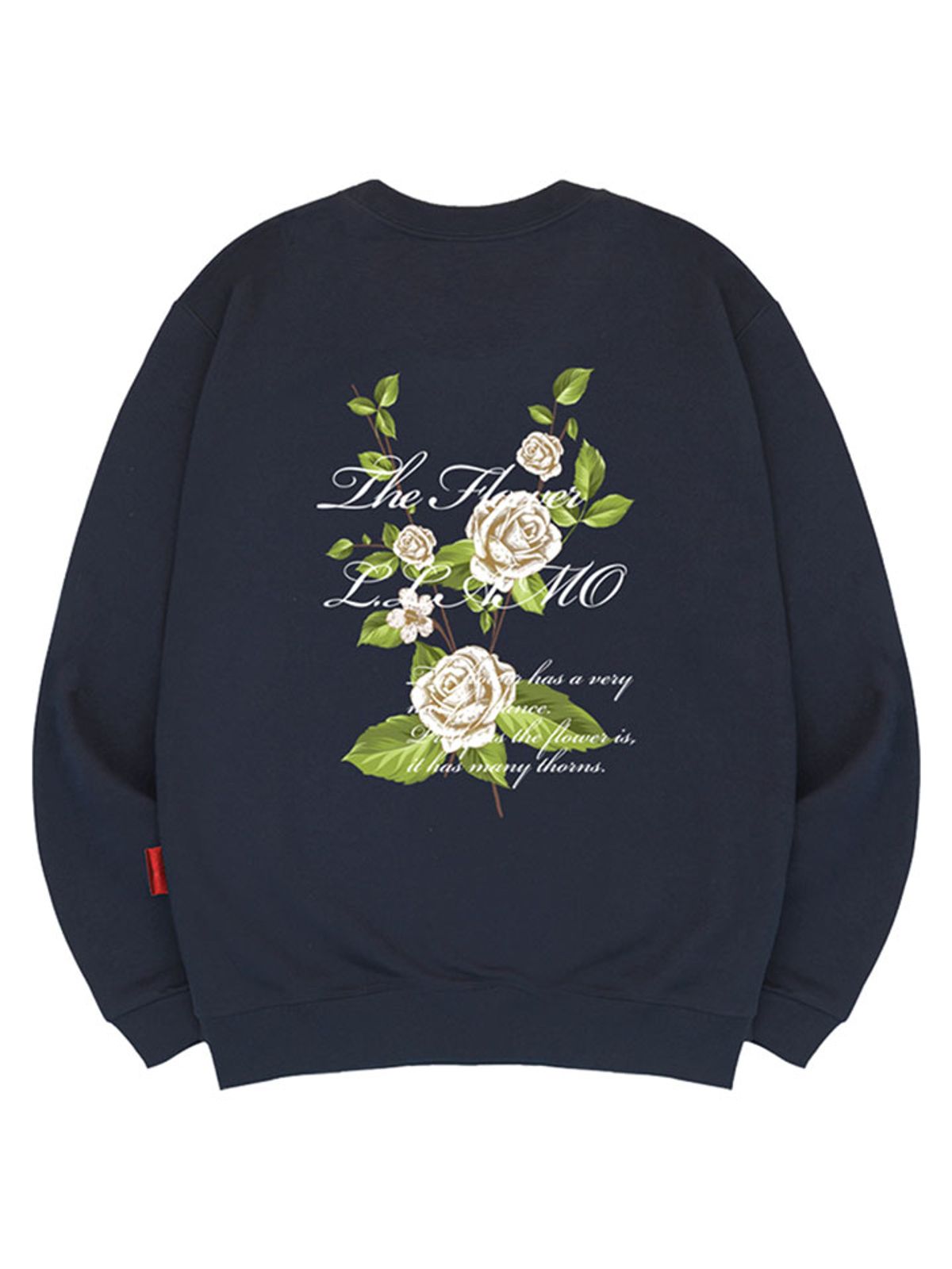 엘라모(LLAMO) 더플라워 맨투맨 남녀공용 빅사이즈 S~4XL