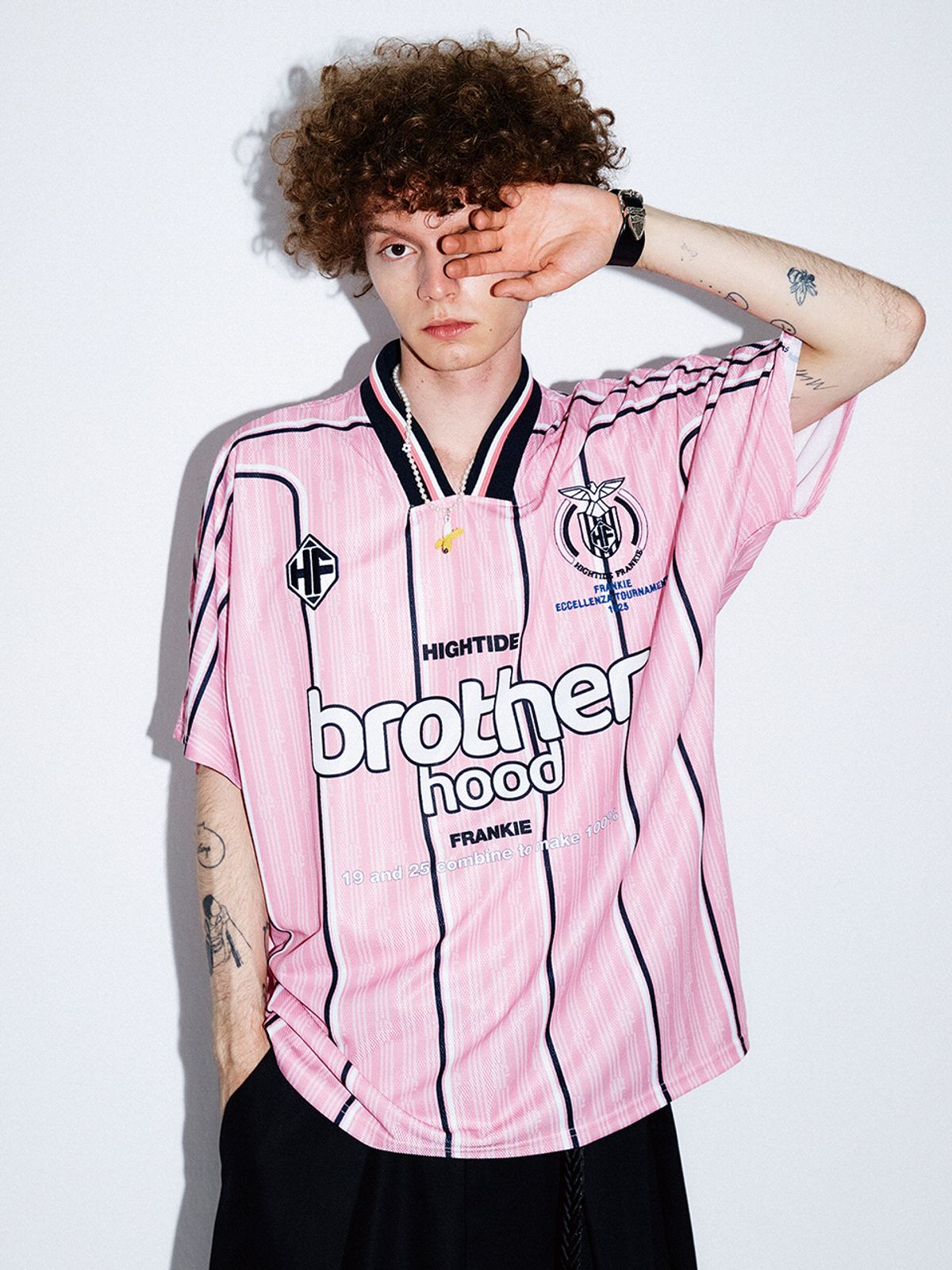 하이타이드 프랭키(HIGHTIDEFRANKIE) FRANKIE FC JERSEY TSHIRT PINK
